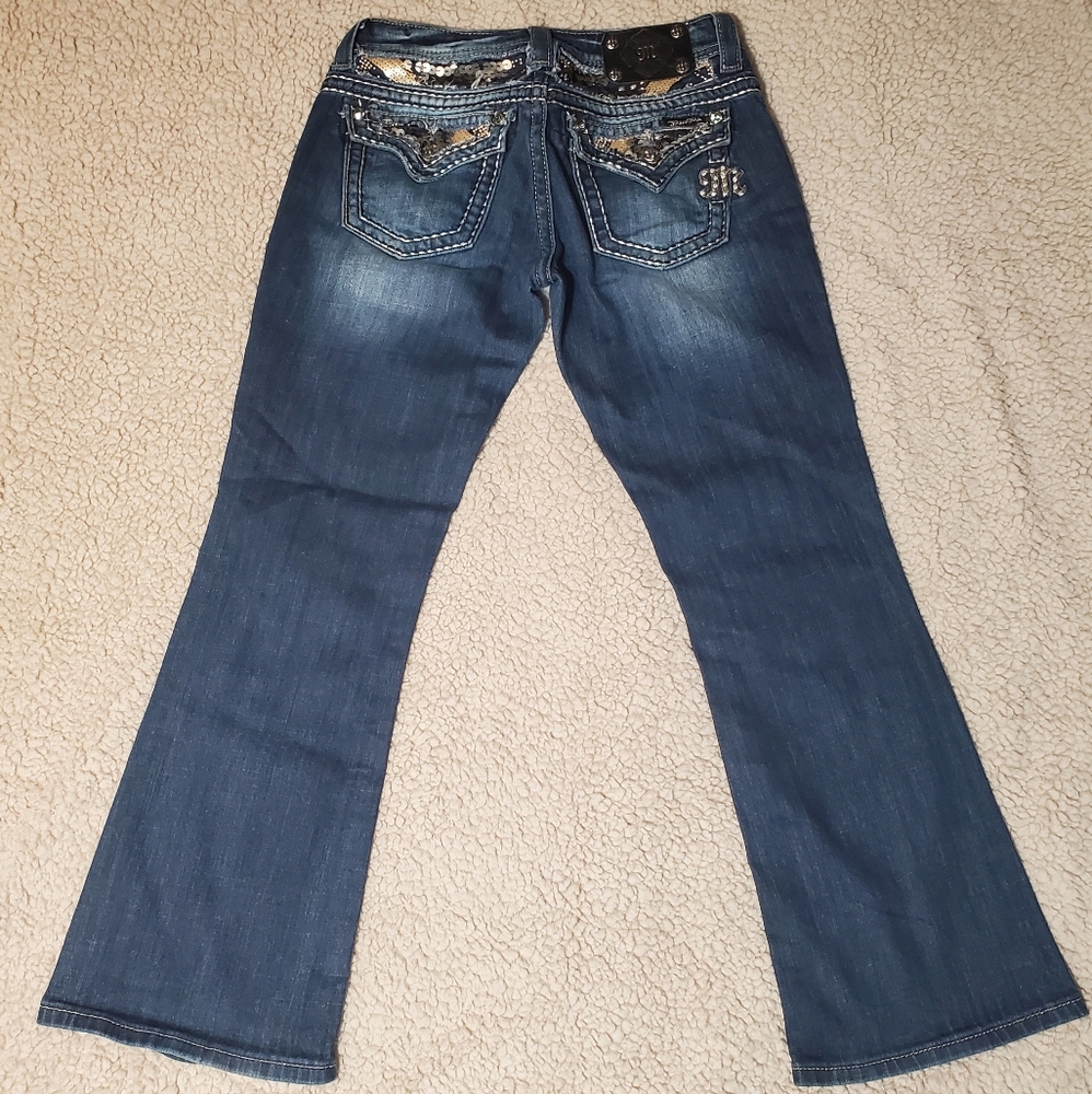 Miss Me Blue Jeans - Size 27 Bootcut Pre-owned in excellent condition